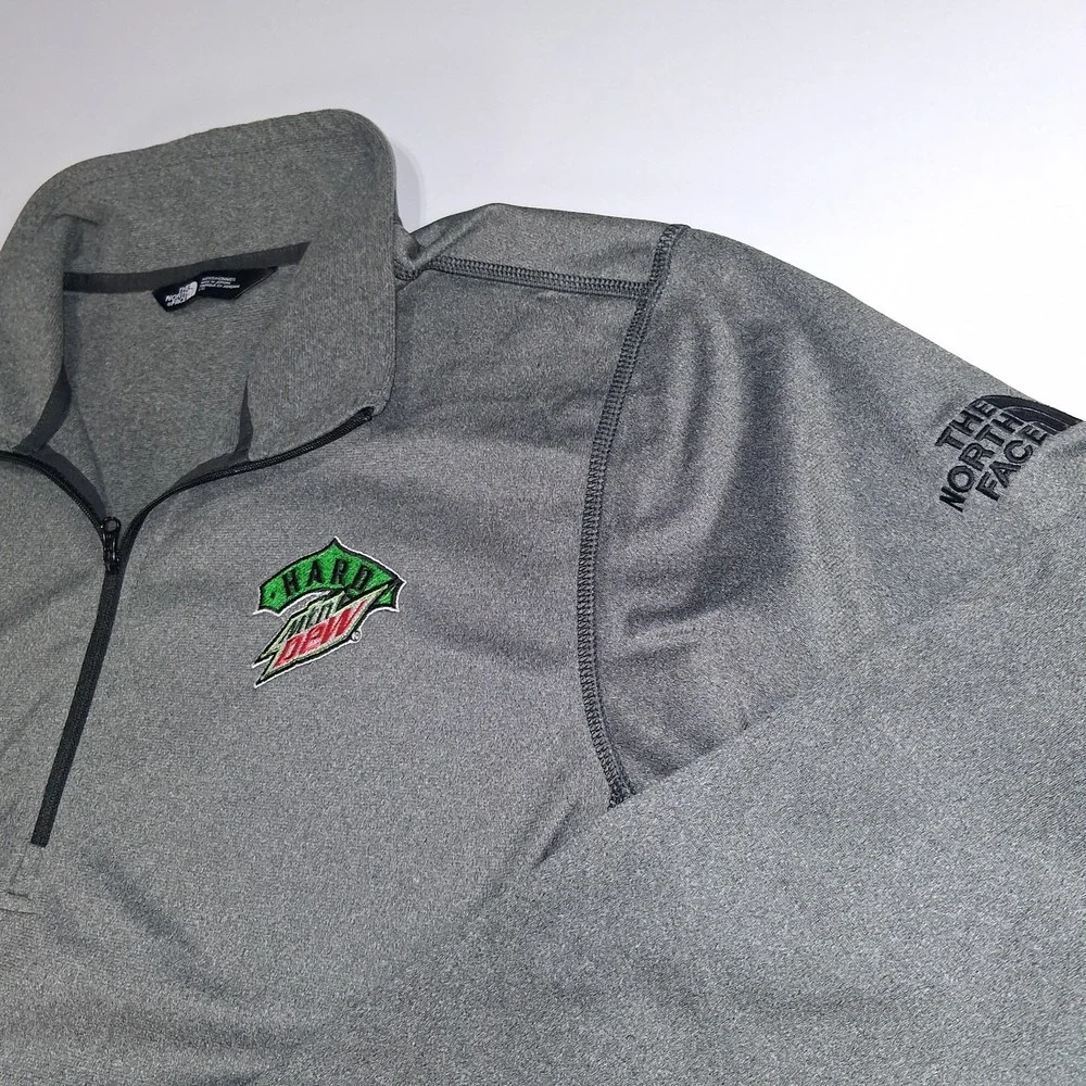 The North Face Quarter Zip Lightweight Mens Pullover  Size‎ Large Hard Mt Dew